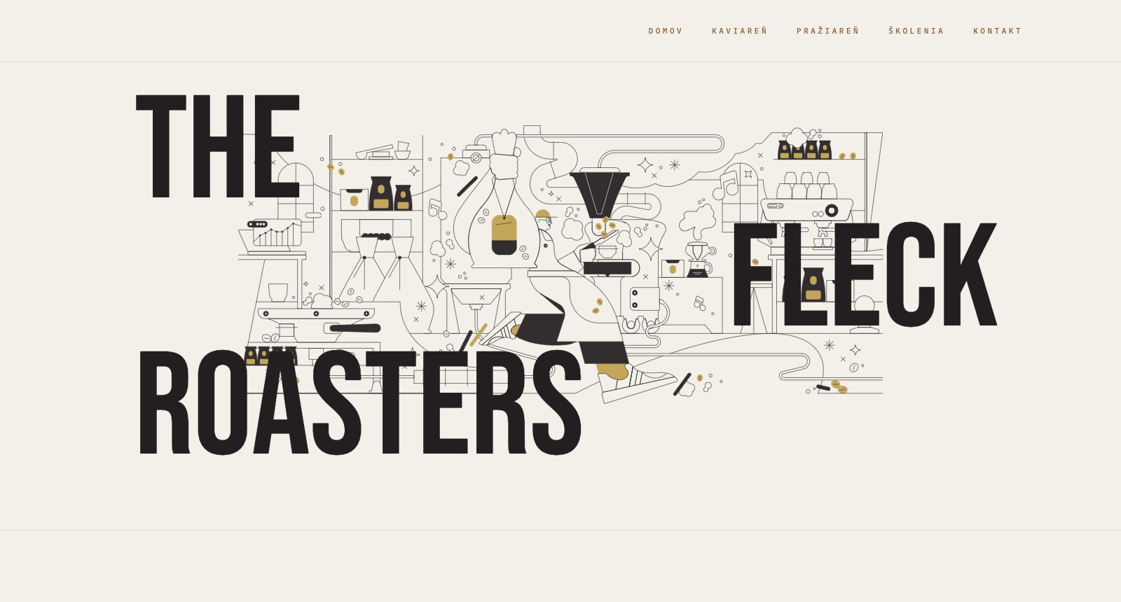 The Fleck Coffee Roasters — concept redesign